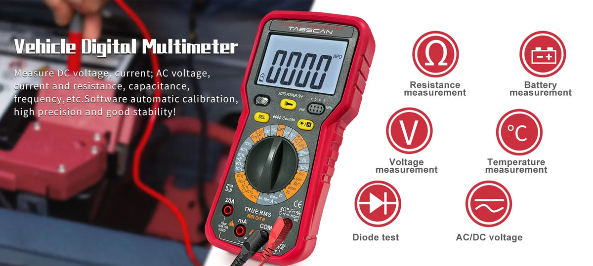 Eucleia V200A Automotive Digital Multimeter Eucleia