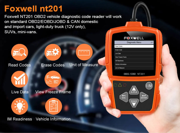 OBD2 Auto Scanner Automotive OBD Code Reader
