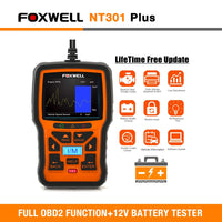 Foxwell NT301 Plus Automotive CAN OBDII Code Reader Diagnostic Scanner OBD OBD2 Car Code Reader - FairTools Foxwell NT301 Plus Automotive CAN OBDII Code Reader Diagnostic Scanner OBD OBD2 Car Code Reader