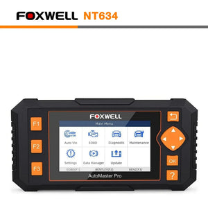 Foxwell Scanner NT634 Obd2 Scan Tool Automotive Code Reader 4 Systems Diagnostic Scanner Tool
