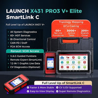 Launch X431 PRO3 V+ Elite 10.1" Professional Diagnostic Scan Tool Launch