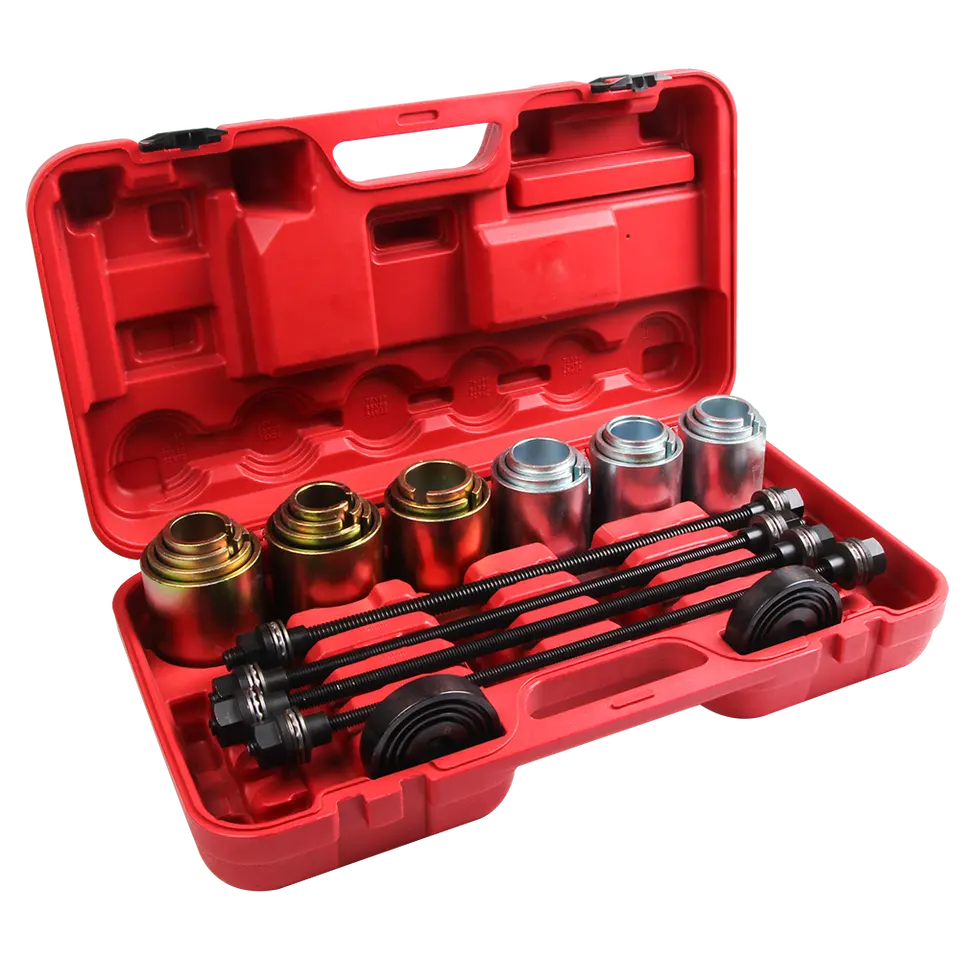 26PC Universal Press & Pull Sleeve Tool Kit Remove Install Bushes Bearings FAIRTOOLS
