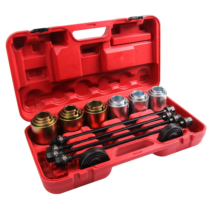26PC Universal Press & Pull Sleeve Tool Kit Remove Install Bushes Bearings FAIRTOOLS