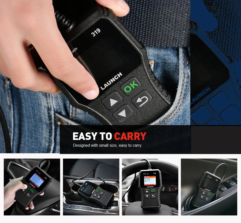 LAUNCH CR319 OBD2 Scanner Engine Code Reader LAUNCH