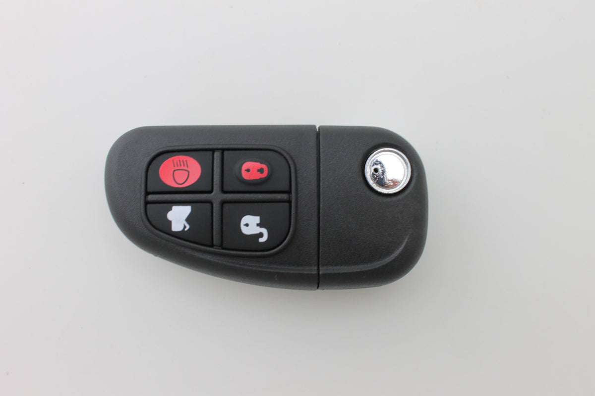 Jaguar XJ, X-Type & S-Type 4 Button Remote Flip Key