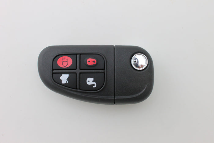 Jaguar XJ, X-Type & S-Type 4 Button Remote Flip Key