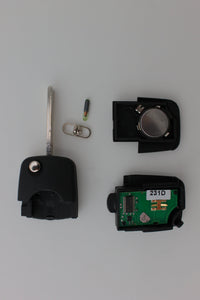 Audi A2, A4 & S4 3 Button HU75T Flip Key