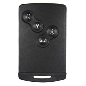 Renault Clio 4, Captur & Symbol 4 Button Key Card