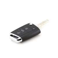 Volkswagen Golf, Passat & Tiguan 3 Button HU66 Flip Key