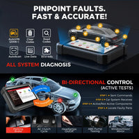 LAUNCH X431 PRO Dyno 8" Professional Car OBDII Full System Diagnostic Scanner - FairTools