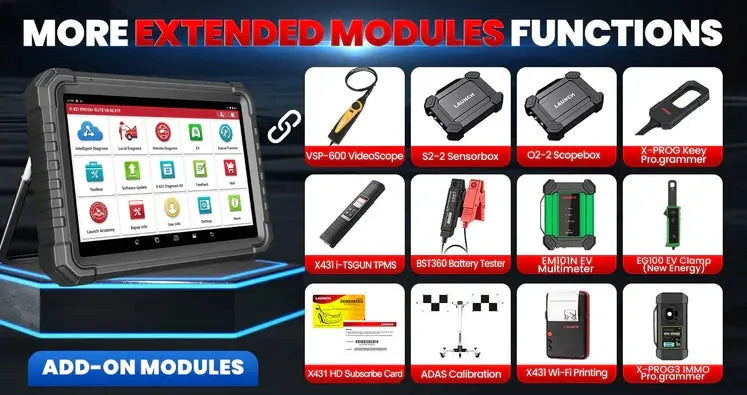 LAUNCH X431 PRO3 LINK SmartLink Passenger Diagnostic Scan tool Launch