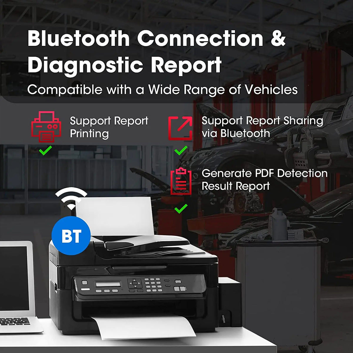 Car Battery Load Tester Auto Alternator Analyzer