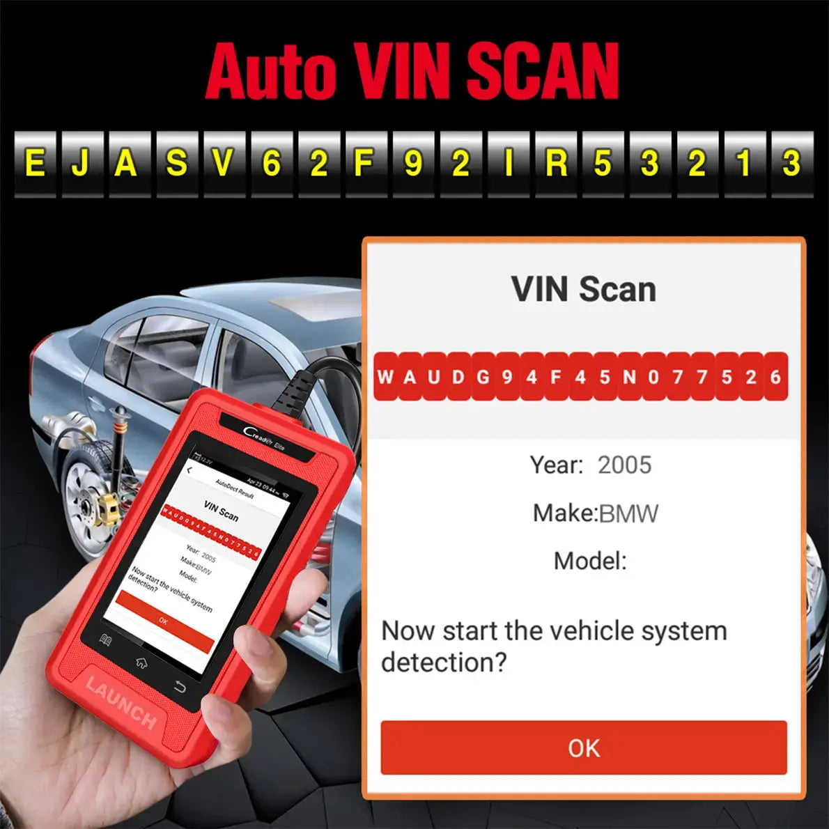 Launch CRE903 Full System Diagnostic OBD2 Scanner Launch Scan Tool - FairTools