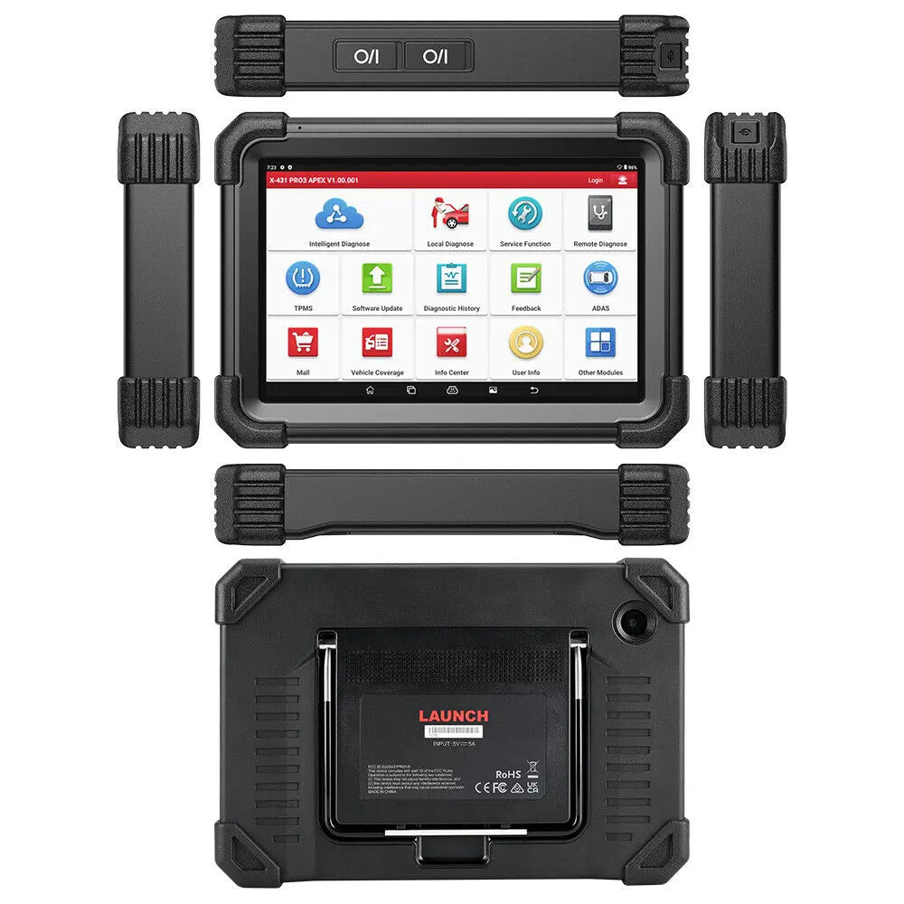 Launch X431 PRO3 APEX 10.1" Bidirectional Scan Tool Car Diagnostic Scanner - FairTools