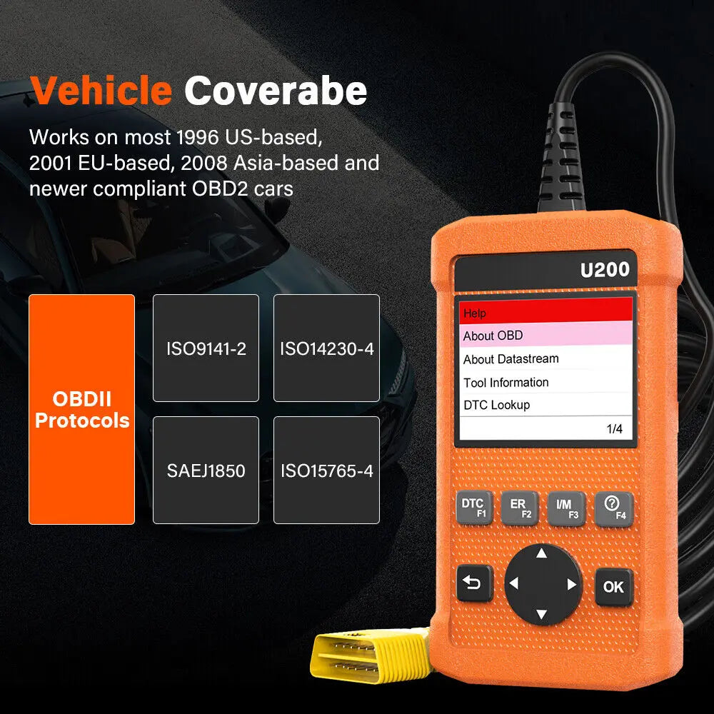U200 OBD2 Scan Tool Diagnostic Scanner