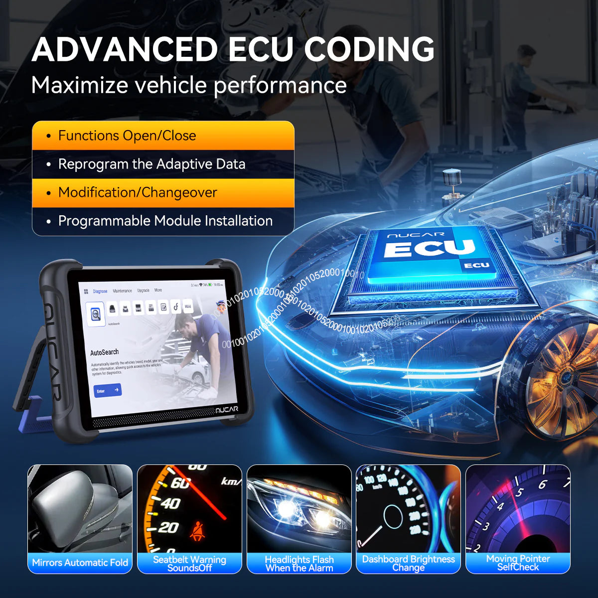 Thinkcar Mucar 892BT AI-Powered Diagnostics with ECU Coding & Bi-Directional Control Thinkcar