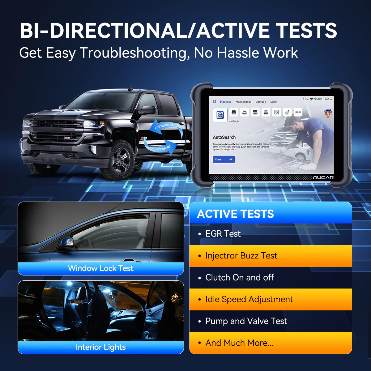 Thinkcar Mucar 892BT AI-Powered Diagnostics with ECU Coding & Bi-Directional Control Thinkcar