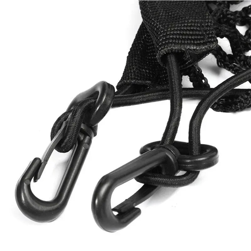 Net Luggage 90x60cm Black Nylon Car Suv Rear Cargo Net Boots Trunk Storage Organizer FairTools