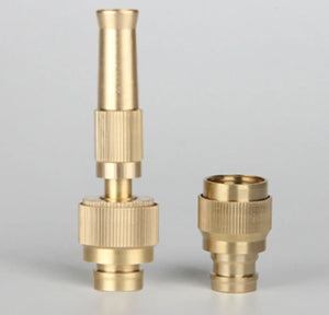 Nozzle Solid Brass 4" Adjustable Flexible Heavy Duty Set
