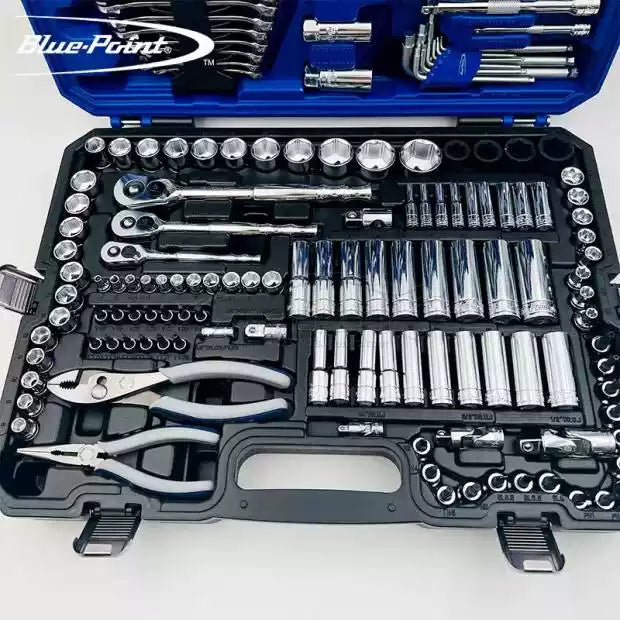 Bluepoint BLPNSGS151, 151PC, General Service Set(1/4, 3/8, 1/2) BluePoint
