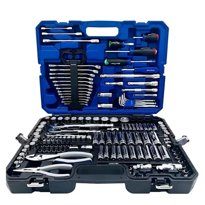 Bluepoint BLPNSGS151, 151PC, General Service Set(1/4, 3/8, 1/2) BluePoint
