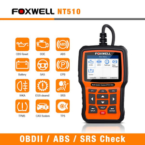 Pre-installed Foxwell NT510 Elite full system OBD1/OBD2 scanner car diagnostic scan tool