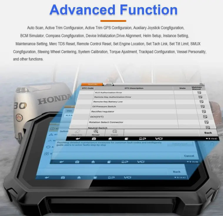 OBDSTAR D800 A+B+C+D Full Configuration for Marine Intelligent Diagnostic Tool Obdstar