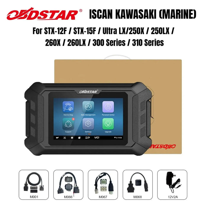 OBDSTAR iScan Marine Diagnostic Code Reading Code Clearing Data Flow Action Test - FairTools