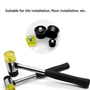 Rubber Hammer Mallet Soft Double Face Head Tools