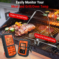 ThermoPro TP-08C 150M Remote Wireless Food Kitchen Thermometer - FairTools ThermoPro TP-08C 150M Remote Wireless Food Kitchen Thermometer