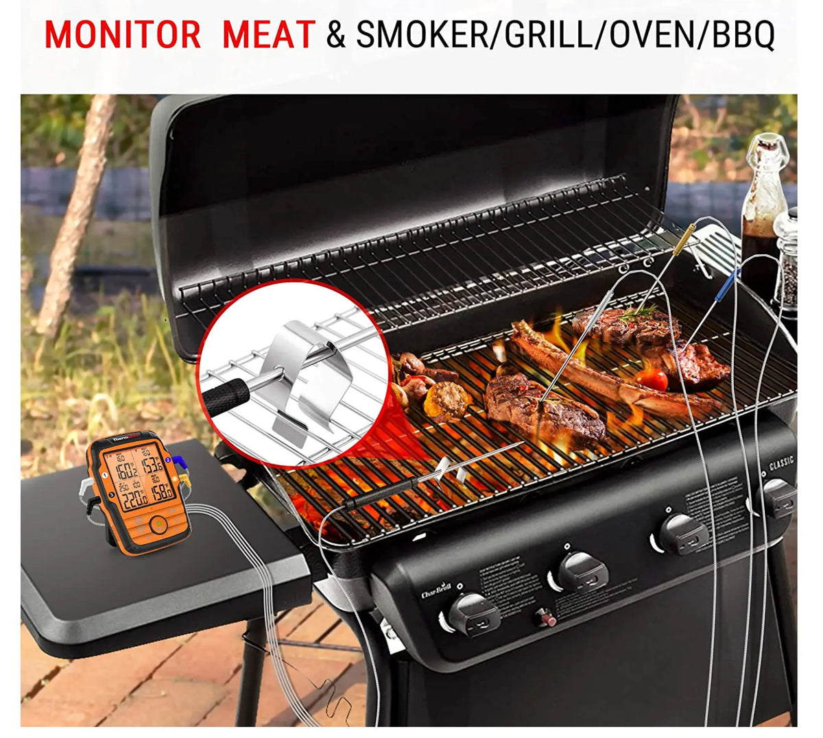 ThermoPro TP-27C  Remote Wireless Food Kitchen Meat Thermometer - FairTools ThermoPro TP-27C  Remote Wireless Food Kitchen Meat Thermometer