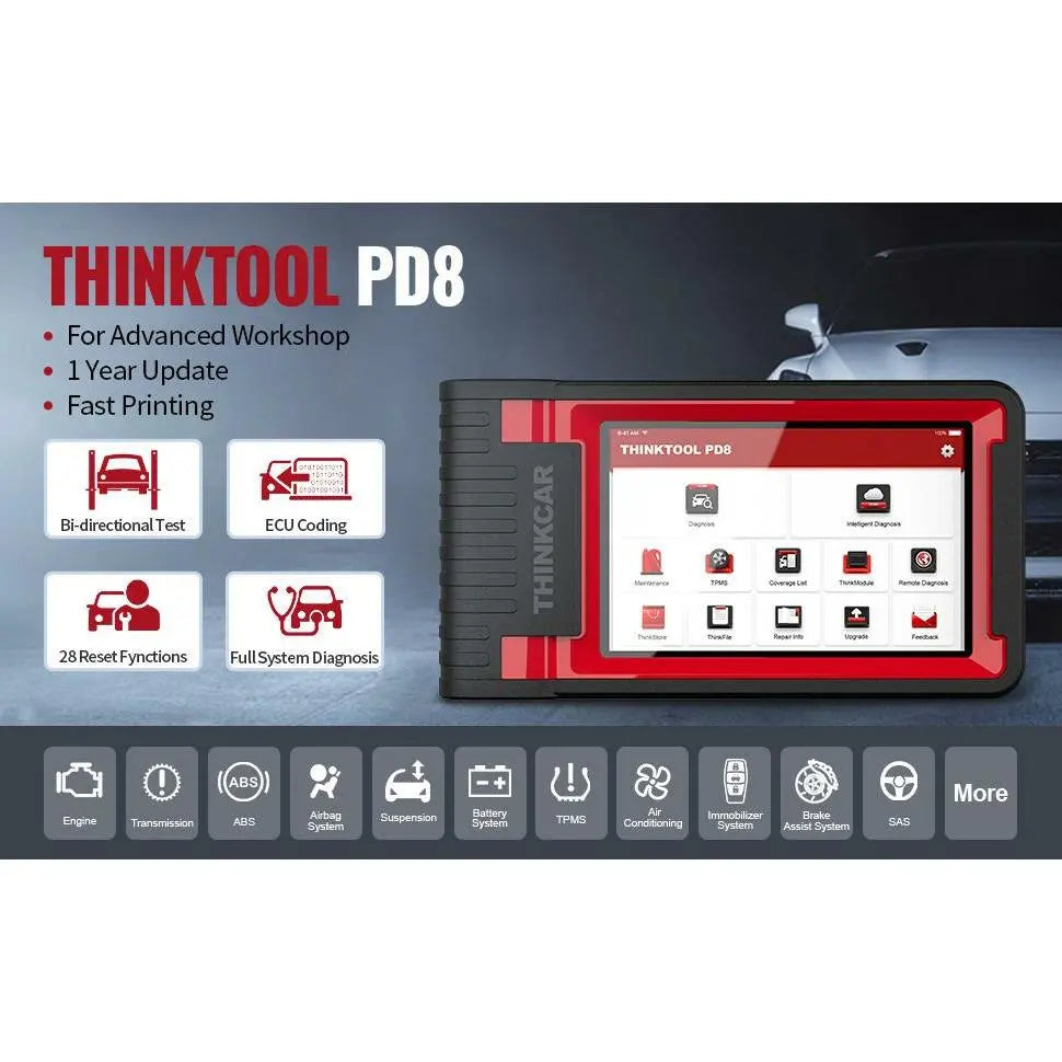 Thinkcar Thinktool PD8 OBD2 Bi-Directional TPMS