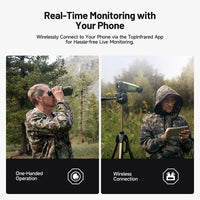 Topdon TS004 Thermal Imager Hunting Imaging Monocular monitoring with phone
