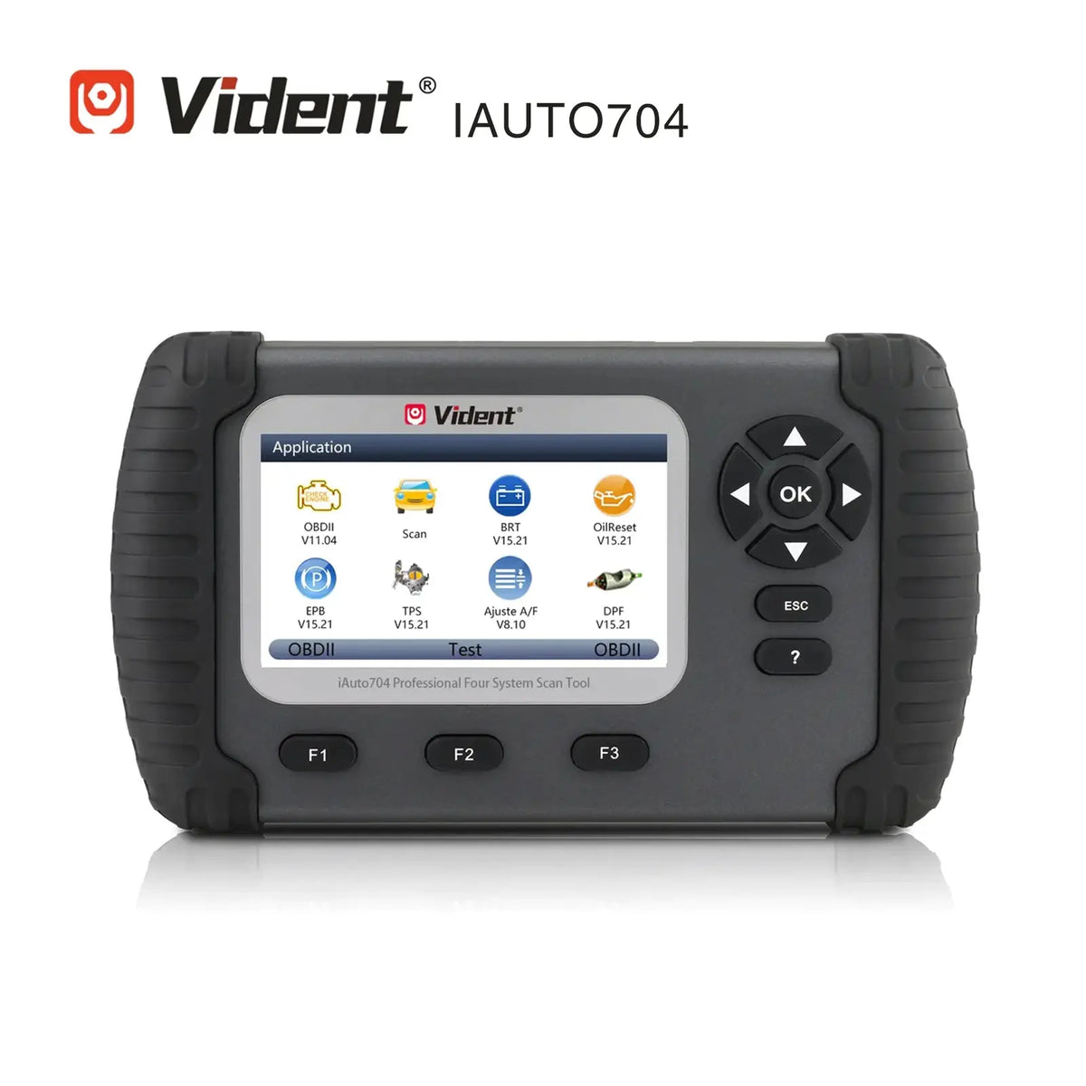 Vident iAuto704 – 4 System Diagnostic Scanner & 17 Service functions Car San Tool