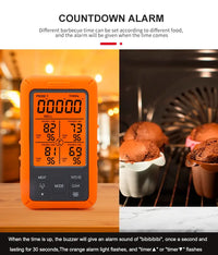 Wireless Touch Screen BBQ Food Thermometer 4 Probes Waterproof ThermoPro