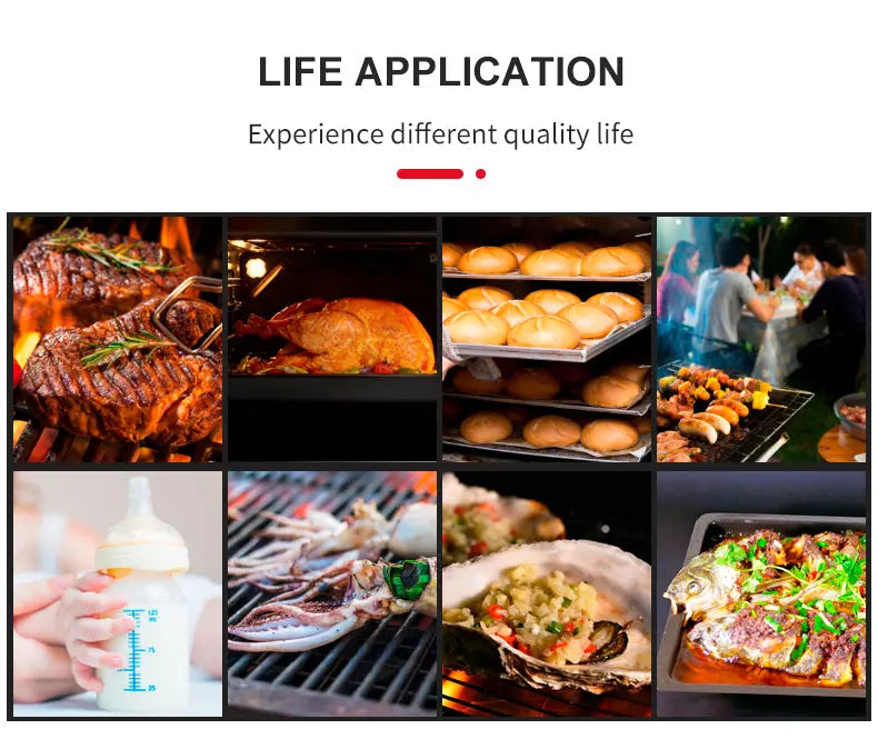 Wireless Touch Screen BBQ Food Thermometer 4 Probes Waterproof ThermoPro
