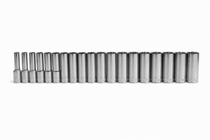 BLUE POINT TUBE SOCKETS 3/8 DRIVE 6MM-24MM