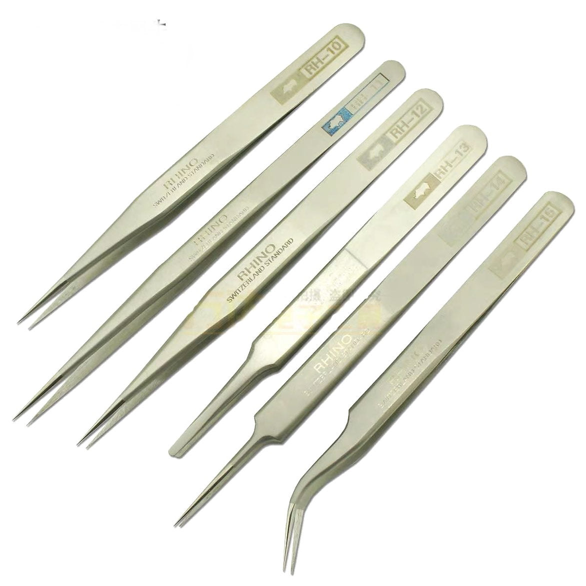 RHINO RH Series High-Precision Anti-Acid Super Hard Tweezers FairTools