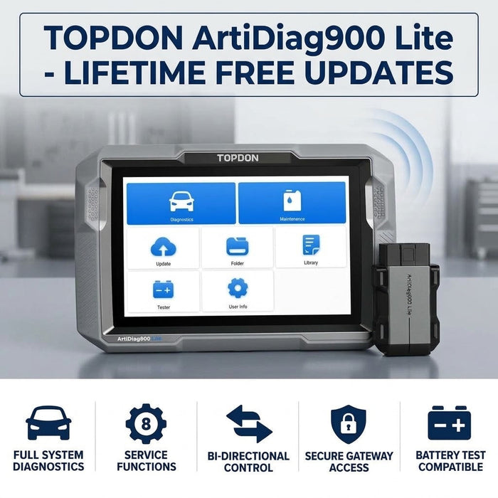 Topdon ArtiDiag 900 Lite Bidirectional Scan Tool Lifetime Free Updates Topdon