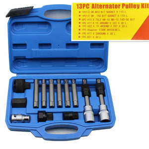 13 Piece Alternator Freewheel Pulley Removal Tool