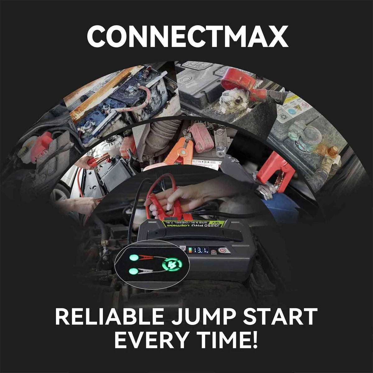 LOKITHOR J3250 Pro Jump Starter 3250Amp with 100W Two-Way Fast Charging Lokithor