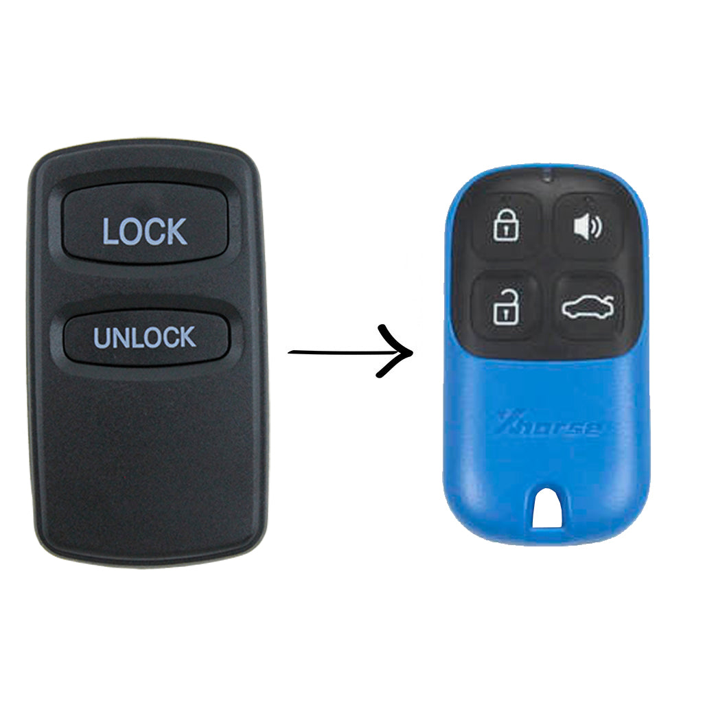 Mitsubishi Pajero 2 Button 433MHz Key Fob