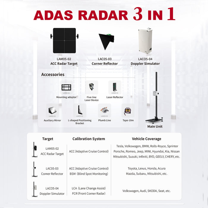Launch ADAS Radar 3-in-1 FairTools