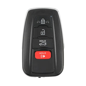 AUTEL IKEYTY8A4AL Toyota Style 4 Buttons Smart Key Lock, Unlock, Trunk, Panic 5Pcs/Set