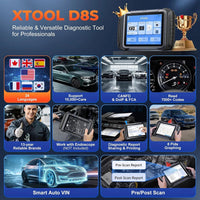 XTOOL D8S V2.0 ECU Coding Key Programming Diagnostic Tool Xtool