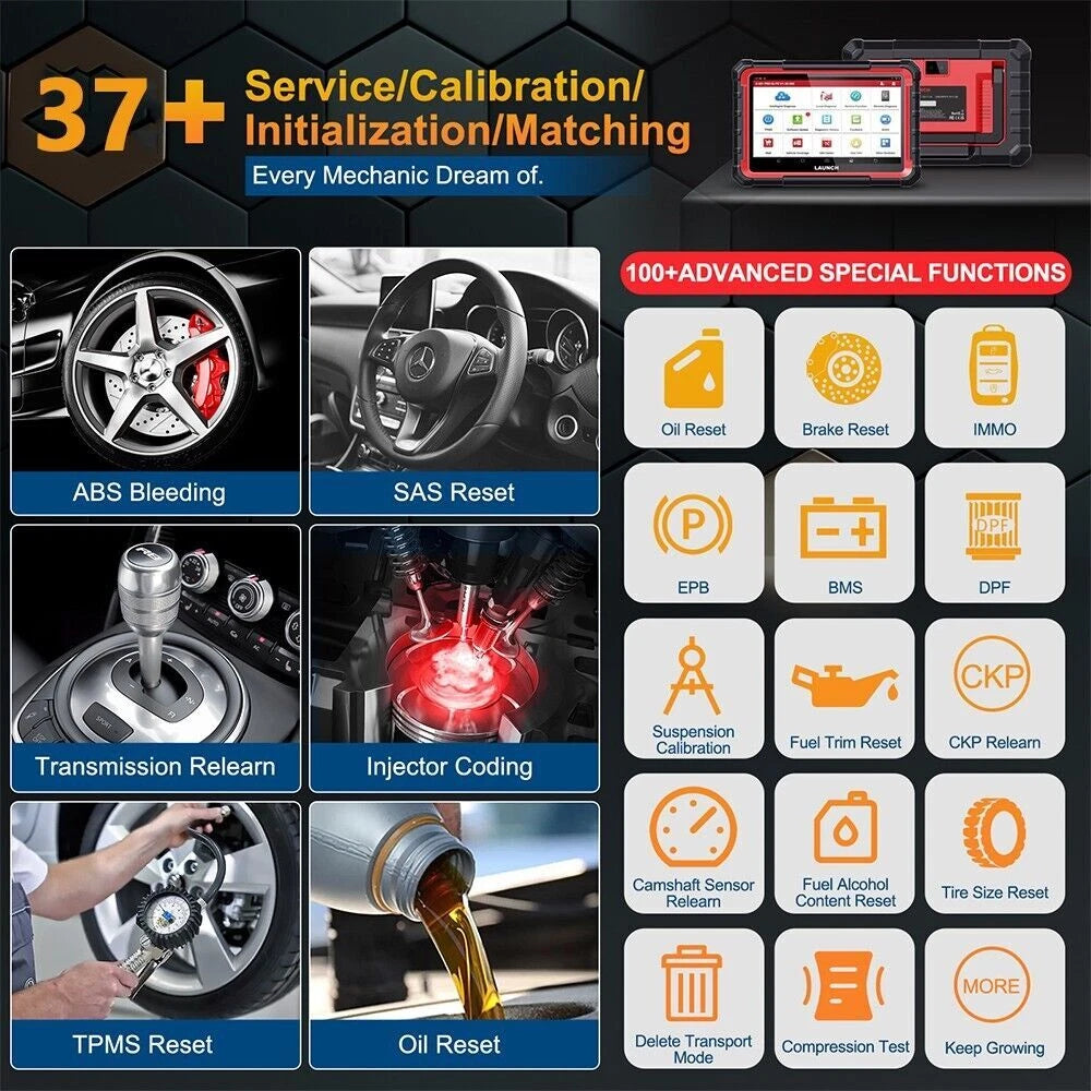 LAUNCH X431 PRO ELITE 8'' Professional Automotive Diagnostic Scanner LAUNCH