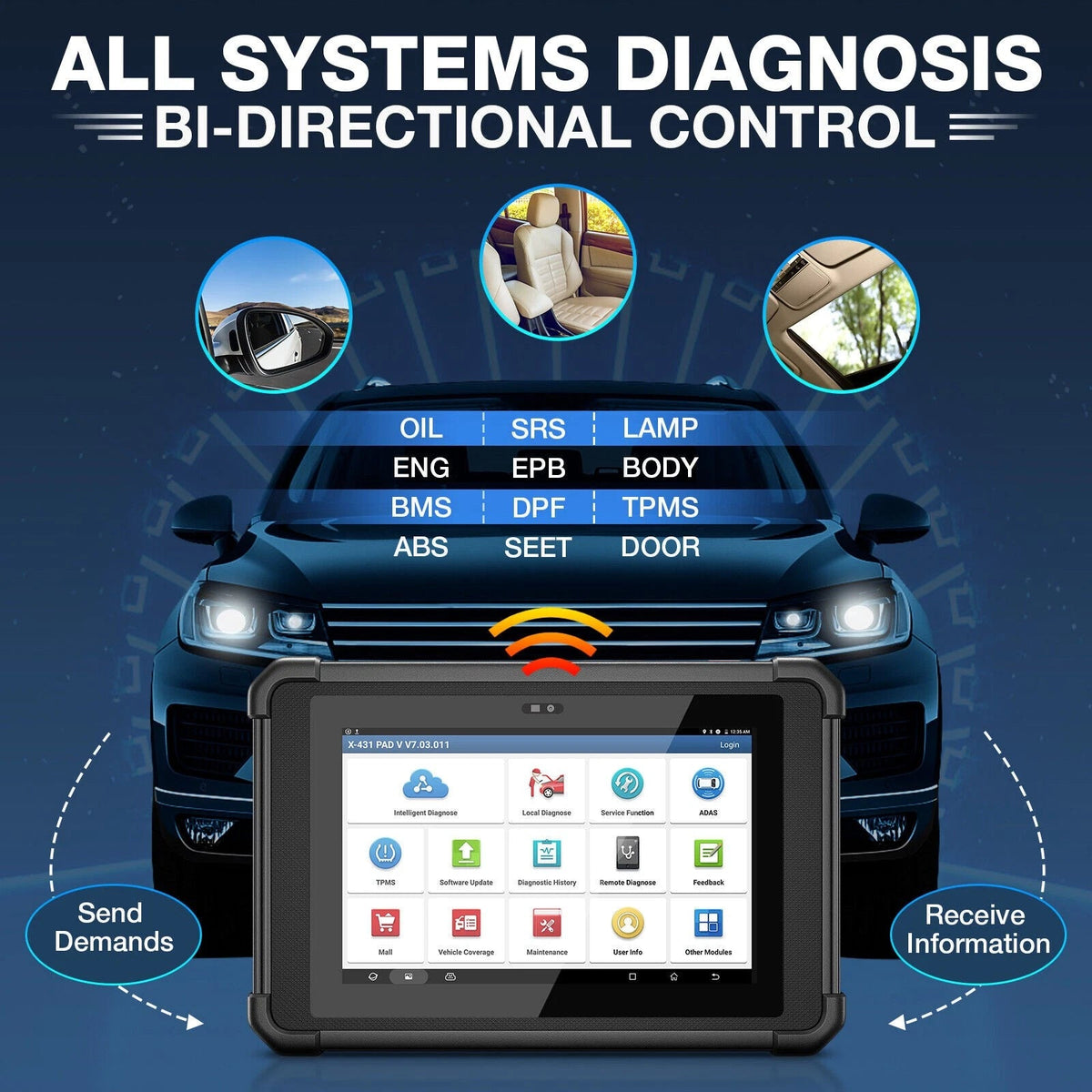 LAUNCH X431 PAD V ELITE Online ECU Programming Scan Tool LAUNCH