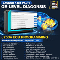 LAUNCH X431 PAD V ELITE Online ECU Programming Scan Tool LAUNCH