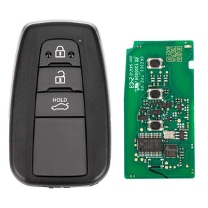 Autel IKEYTY8A3BL 3 Buttons 315/433 MHz Toyota Smart Key 5Pcs/Set