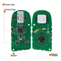 AUTEL IKEYCL004AL Chrysler 4 Buttons Universal Smart Key 5Pcs/Set Autel
